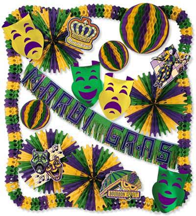 mardi gras mask decorating kit