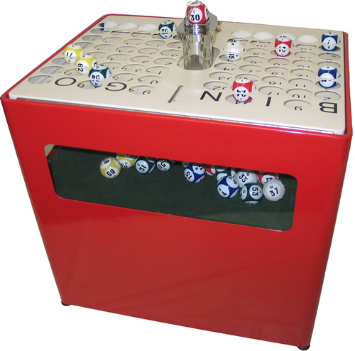 Salie Bloesem gijzelaar Table-Top Bingo Machine / Blower
