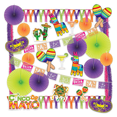 Decorating Kit: Fiesta Theme Decorating Kit main image