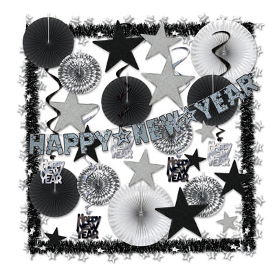 Decorating Kit: New Year's Eve The Silver Midnight Assortment for 50 main image