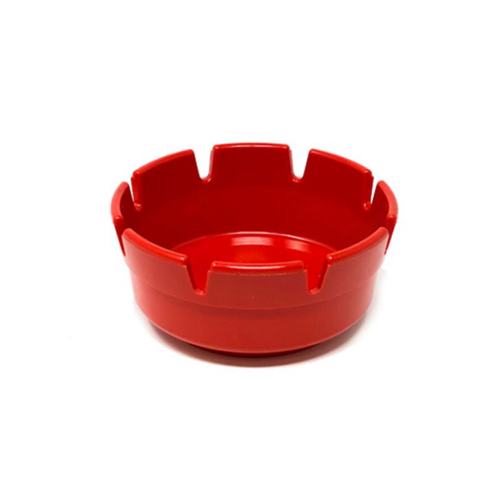 Ashtray: Red, Unbreakable Burn-Resistant Plastic main image