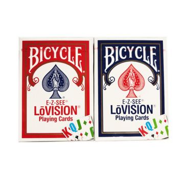 Bicycle Lo-Vision Playing Cards with Large Numbers and Pips