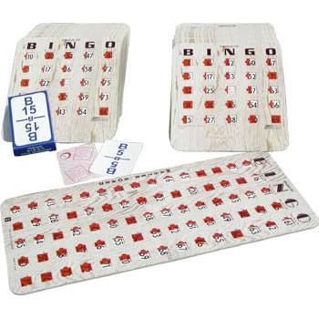 Bingo Set: Includes 50 Slide Cards, Bingo Playing Cards & Masterboard main image