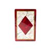 Congress Playing Card Set: Red Marble 2-deck Bridge Set, Regular Index
