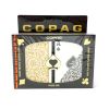 Copag Unique 100% Plastic Playing Cards - Poker Size, Regular Index, Black/Gold 2 Deck Set