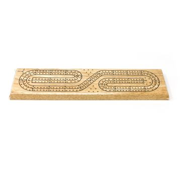 Cribbage: Wood Cribbage Set Complete with Markers.
