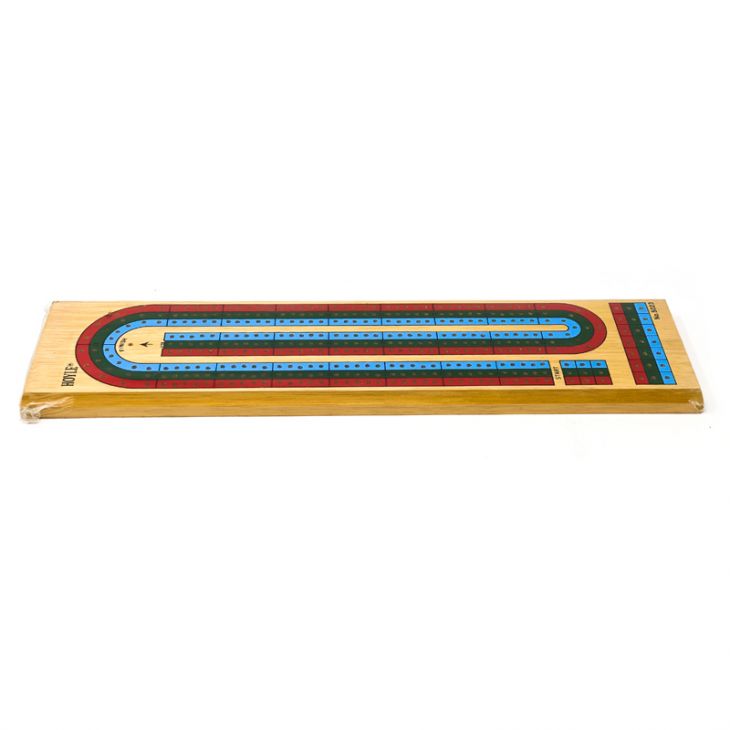 Cribbage: Triple Track Wood Cribbage Set with Markers. main image