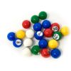 Bingo Balls: Plastic, Set, Single Numbered 1-75, Multi-Colored