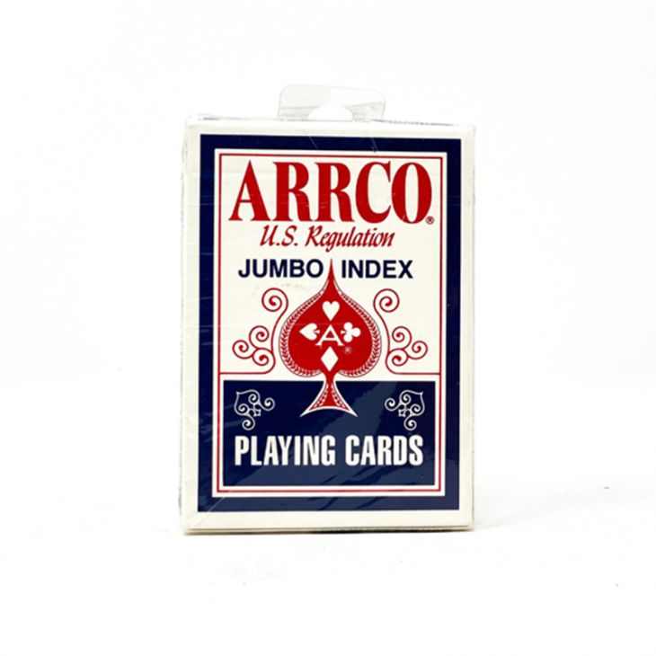 Arrco U.S.Reg. Playing Cards, Poker, 2 Red and Blue Deck Set, Super Index main image