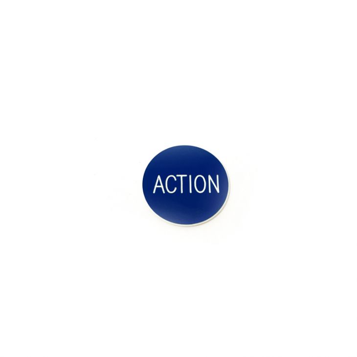 Lammer Button: Action, 2 in Diameter main image