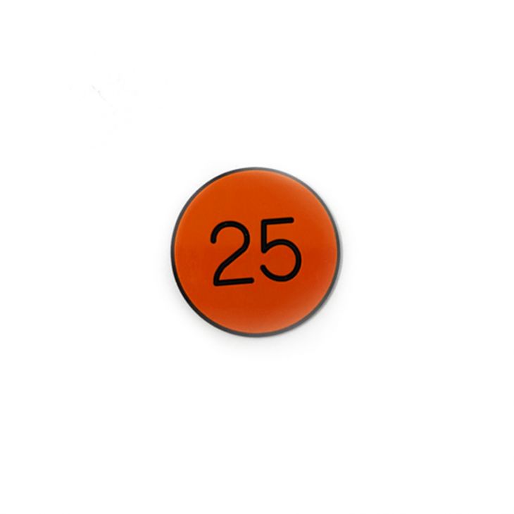 Lammer Button: 25, 1-1/4 in. Diameter main image