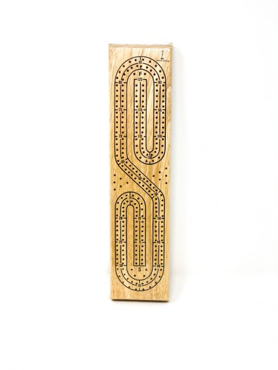 Cribbage: Wood Cribbage Set Complete with Markers. main image