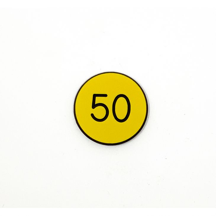 Lammer Button: 50, 1-1/4 in. Diameter main image