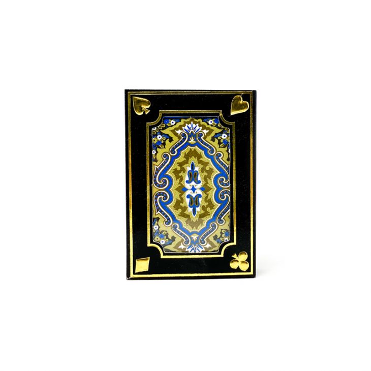 Kem Paisley Playing Cards: ONE Blue Deck (Bridge), Super Index main image