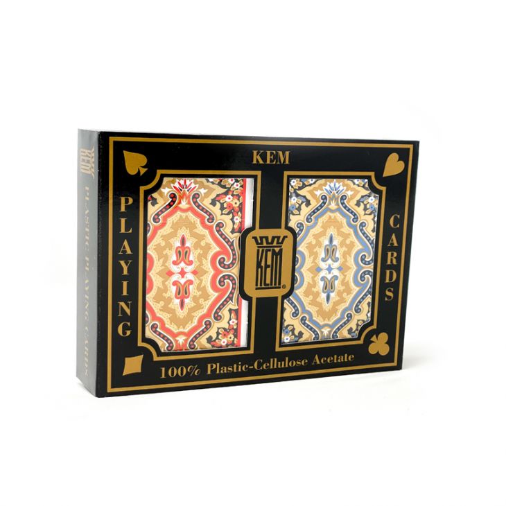 Kem Paisley Playing Cards: 2-Deck Set (Pinochle - 48 Card Deck), Super Index main image
