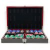 Bicycle Masters Poker Set: Hard Wood Carry Case, 300 Chips, Two Decks