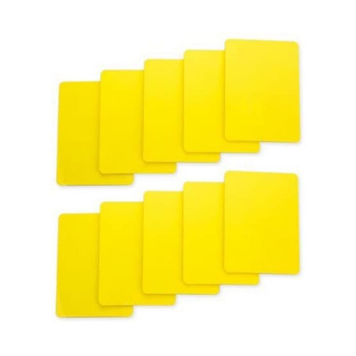 Cut Cards: Narrow Size, Yellow (Set of 4) main image