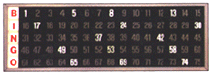Bingo Flashboard 117302: Standard with 2.25" in. Tall Numbers main image
