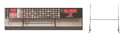 H-Style Flashboard Stand, 76" Wide x 84" High main image