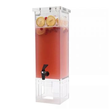 Fuzsi: Clear Acrylic Drink Dispenser, 2 Gallon Capacity