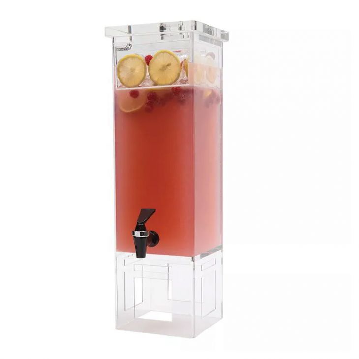 Fuzsi: Clear Acrylic Drink Dispenser, 2 Gallon Capacity main image