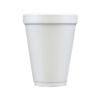 12 oz Foam Cups with Single Color Custom Logo