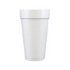 20 oz Foam Cups with Single Color Custom Logo