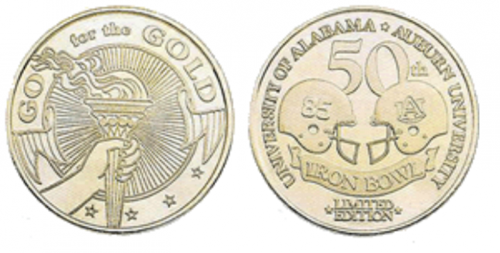 39mm Custom Goldine Metal Coin main image