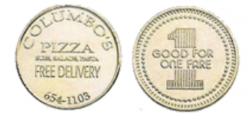 1" Custom Goldine Metal Coin