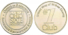 1.25" Custom Goldine Metal Coin