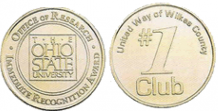 1.25" Custom Goldine Metal Coin main image