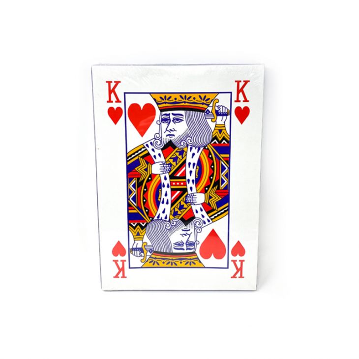 Super Jumbo Playing Cards: Super Jumbo Playing Cards,Full Deck Plastic Coated 10-1/4" x 14-1/2" main image