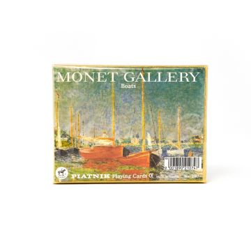 Piatnik Gift Set: Monet Boats - 2 Deck Set