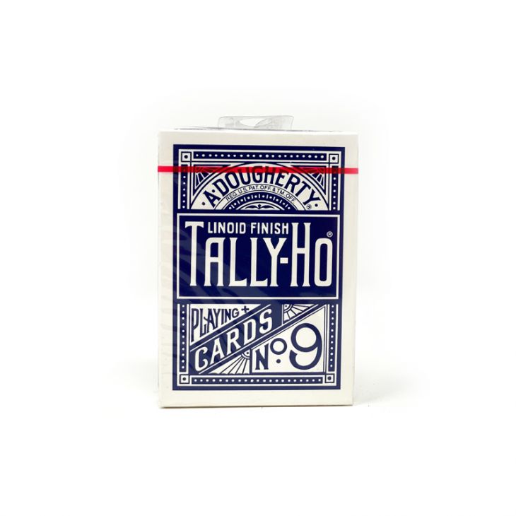 Tally-Ho Circle Back All Blue Playing Cards - per Case main image