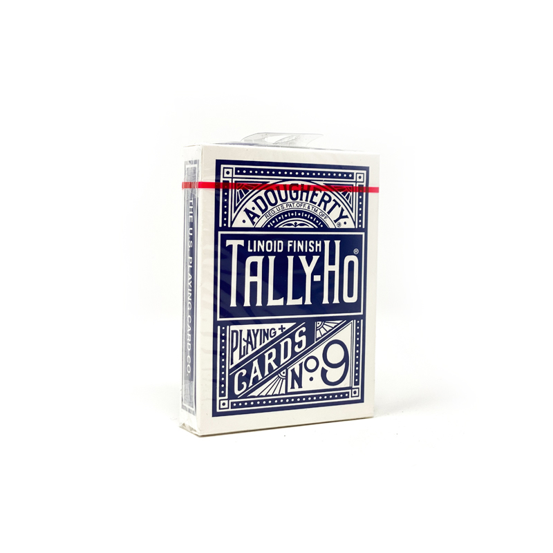 Tally-Ho Circle Back All Blue Playing Cards - per Case