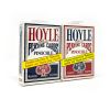 Hoyle Shellback Playing Cards, Pinochle, 1/2 Blue1/2 Red - 1 gross (144 decks)