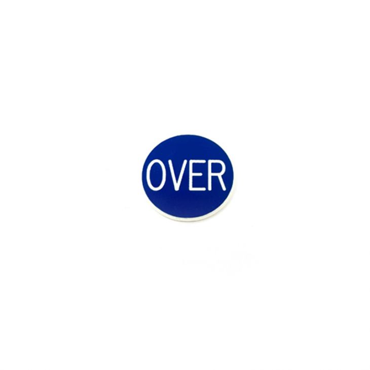 Lammer Button: Over, 1-1/4 in Diamter main image