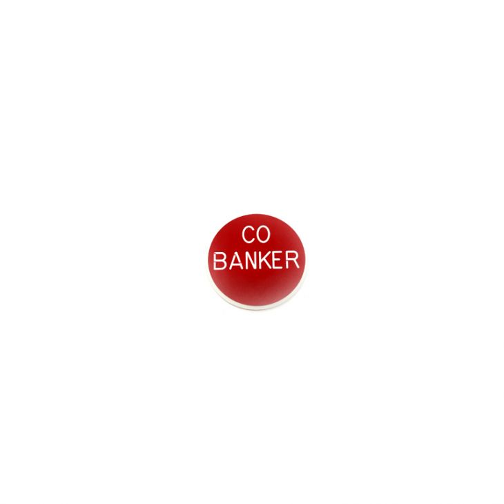 Lammer Button: Co-Banker, 1-1/4 in. Diameter main image
