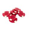 Poker Chips: 3-Edge Spot, 8.5 Gram, Red