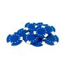 Poker Chips: 3-Edge Spot, 8.5 Gram, Blue