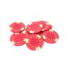 Poker Chips: 3-Edge Spot, 8.5 Gram, Pink