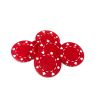 Poker Chips: Card Suits, 11.5 Gram / Heavy Weight, Red