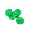Poker Chips: Card Suits, 11.5 Gram / Heavy Weight, Green