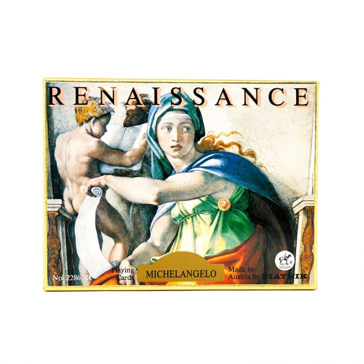 Piatnik Gift Set: Michelangelo Renaissance, 2-Deck Set main image