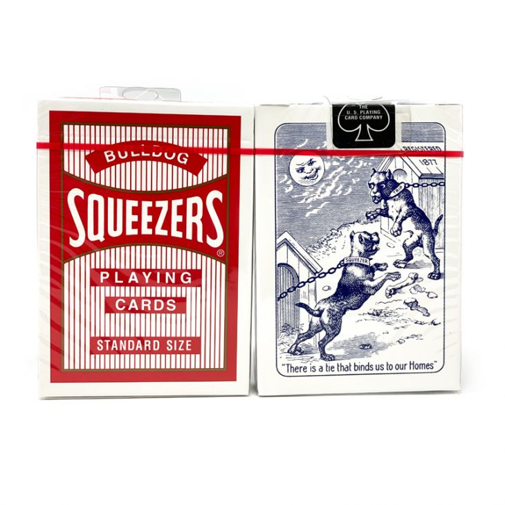 Squeezers Playing Cards, Poker - Red and Blue Decks main image