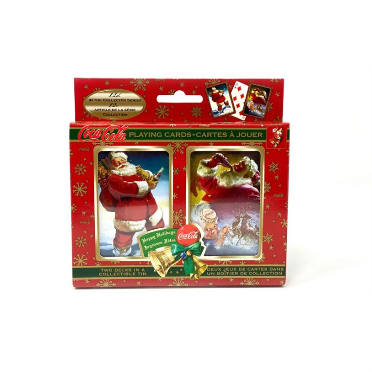 Playing Cards: Santa Playing Cards in Collectible Tin, 2-Deck Set main image