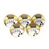 Poker Chips: Royal Flush, 100% Clay, Pre-Denominated Insert both sides, 10 Gram, $1000, Almond