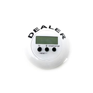Digital Dealer Button: Economy Digital Dealer Button - White