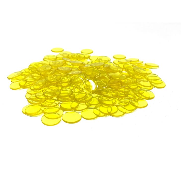 Yellow Plastic Bingo Chips - Set of 1,000 main image