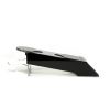 Baccarat Dealing Shoe: 8 Deck Capacity, Black Acrylic with Clear Trim - 21 x 9 x 9 inches